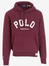 Polo Ralph Lauren The Rl Fleece Logo Hoodie In Red