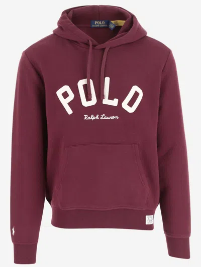 Polo Ralph Lauren The Rl Fleece Logo Hoodie In Red