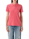 Ralph Lauren Red Short Sleeves Polo In Red