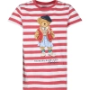 RALPH LAUREN RED T-SHIRT FOR GIRL WITH POLO BEAR