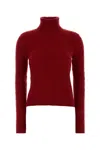 Ralph Lauren Leather Sweaters In Red