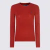 Ralph Lauren Red Wool Knitwear In Red