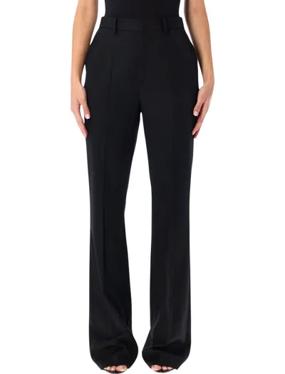 Ralph Lauren Refined Slim-leg Bootcut Trousers - Size 4 In Black