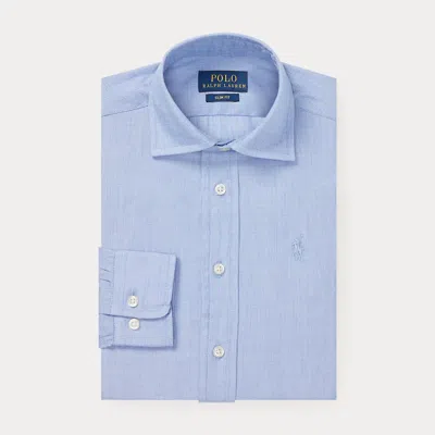 Polo Ralph Lauren Kids' Regent Slim Fit Cotton Dress Shirt In Blue