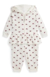 Ralph Lauren Reindeer Print Hooded Jacket & Pants In Multi