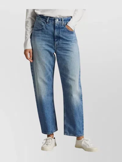 Ralph Lauren Relaxed Fit Boyfriend Trousers In Blue