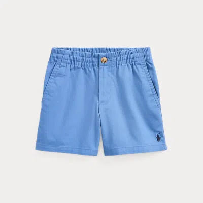 Ralph Lauren Kids' Relaxed Fit Flex Abrasion Twill Short In Blue