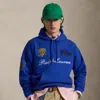 Ralph Lauren Relaxed Fit Heavyweight Fleece Hoodie In Blue