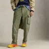 Ralph Lauren Relaxed Fit Herringbone Twill Cargo Pant In Mountain Green