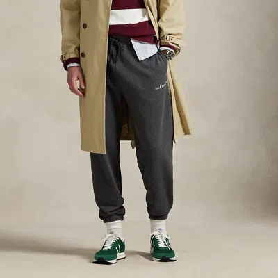 Ralph Lauren Relaxed Fit Logo Fleece Sweatpant In Gray