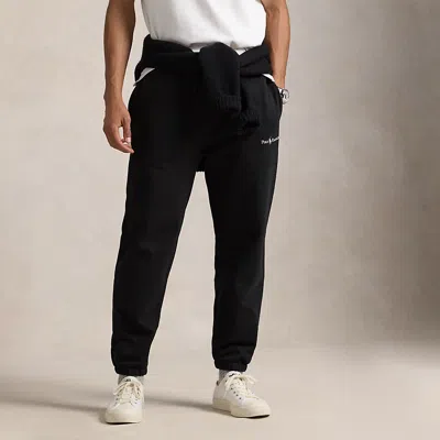 Polo Ralph Lauren Relaxed Fit Logo Fleece Sweatpant In Polo Black