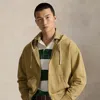 Ralph Lauren Relaxed Fit Loopback Fleece Hoodie In Brown