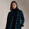 Polo Ralph Lauren Relaxed Fit Plaid Cotton Shirt In Green Check