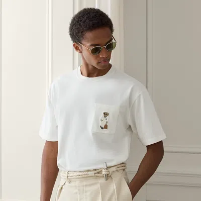 Relaxed Fit Polo Bear T-shirt In White from Ralph Lauren