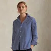 Ralph Lauren Relaxed Fit Striped Cotton Shirt In Blue