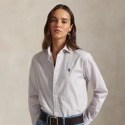 Ralph Lauren Relaxed Fit Striped Cotton Shirt In Multi