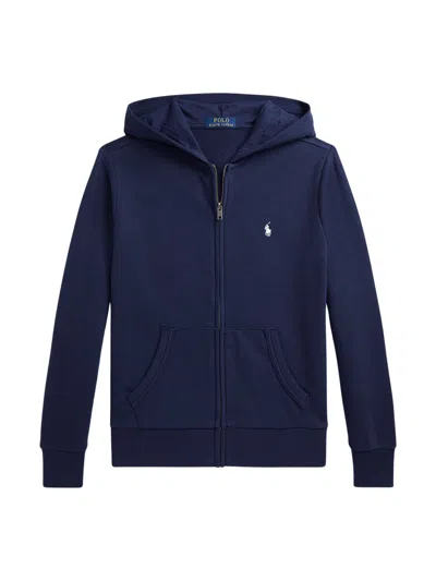 Ralph Lauren Relaxed Fit Sweater For Boys In Navy