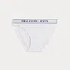 Ralph Lauren Repeat-logo Bikini Brief In White