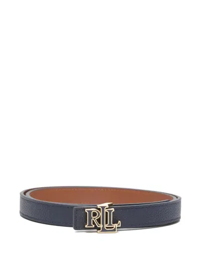 Ralph Lauren "rev Lrl 20" Belt Skinny In Blue