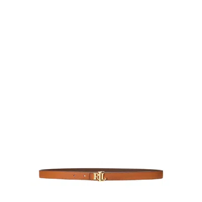 Ralph Lauren Rev Lrl 20 Belt Skinny In Brown