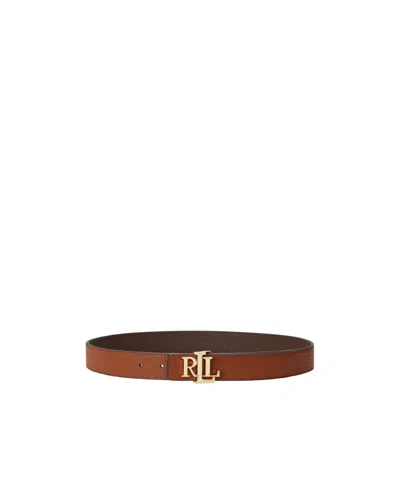 Ralph Lauren Reversible Genuineleather Belt In White