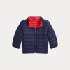Polo Ralph Lauren Kids' Reversible Quilted Jacket In Blue