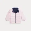 Ralph Lauren Kids' Polo Pony-embroidered Padded Jacket In Blue