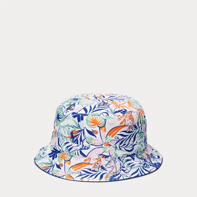 Ralph Lauren Kids' Reversible Tropical-print Bucket Hat In Multi