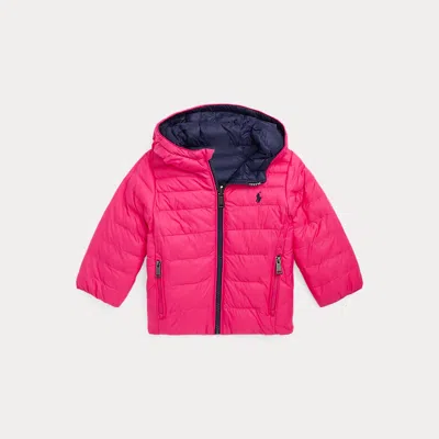 Ralph Lauren Kids' Reversible Water-repellent Jacket In Pink