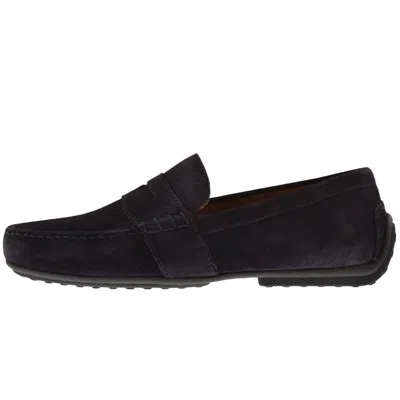 Ralph Lauren Reynold Driver Shoes Navy In Blue