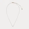 Ralph Lauren Rhodium-plated Cubic Zirconia Necklace In Silver