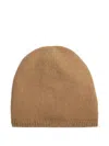 Ralph Lauren Rib-detailed Beanie In Brown