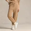 Polo Ralph Lauren Rib-knit Cashmere-wool Pant In Collection Camel Melange