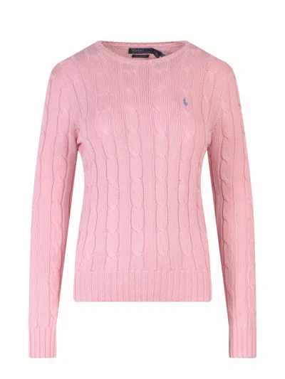 Ralph Lauren Sweater In Carmel Pink