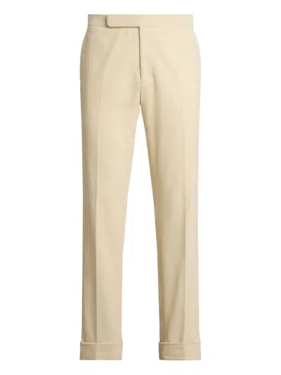 Ralph Lauren Ribbed-cord Trousers In Neutral