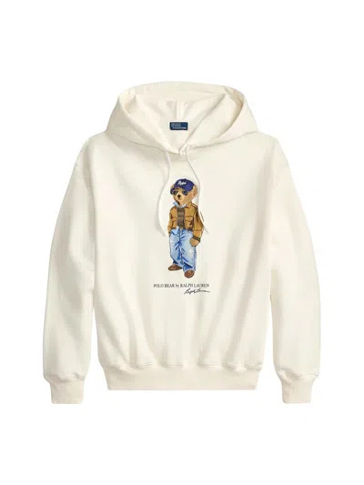 Ralph Lauren Ribbed Cotton-blend Crewneck Sweater In Neutral