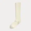 Ralph Lauren Ribbed Knee-high Socks In Neutral