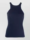 Ralph Lauren Ribbed Knit Tank Top In Blue