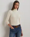 Ralph Lauren Ribbed Turtleneck Sweater P Xs Xxl In White
