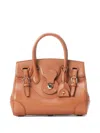 Ralph Lauren Ricky 27 Tote Bag In Brown