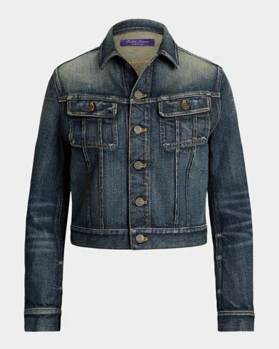 Ralph Lauren Rigby Denim Trucker Jacket In Blue