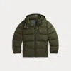 Polo Ralph Lauren Kids' Ripstop Down Hooded Jacket In Black