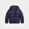 Polo Ralph Lauren Kids' Ripstop Down Hooded Jacket In Blue
