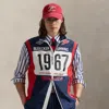 Ralph Lauren Ripstop Graphic Vest In Newport Navy Multi