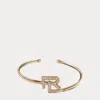 Polo Ralph Lauren Rl 18k Rose Gold & Diamond Bangle In K Rose Gold