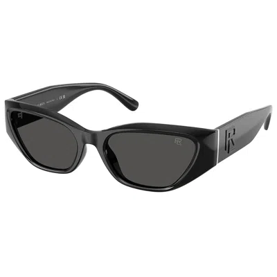 Ralph Lauren Rl 8231u 500187 55mm Womens Square Sunglasses In Black