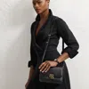 Polo Ralph Lauren Rl 888 Box Calfskin Crossbody In Black