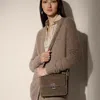 Polo Ralph Lauren Rl 888 Calf-suede Crossbody In Dark Taupe