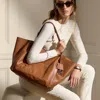 Polo Ralph Lauren Rl 888 Calfskin Tote In Rl Gold