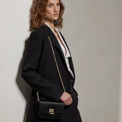 Polo Ralph Lauren Rl 888 Satin Mini Crossbody Chain In Black